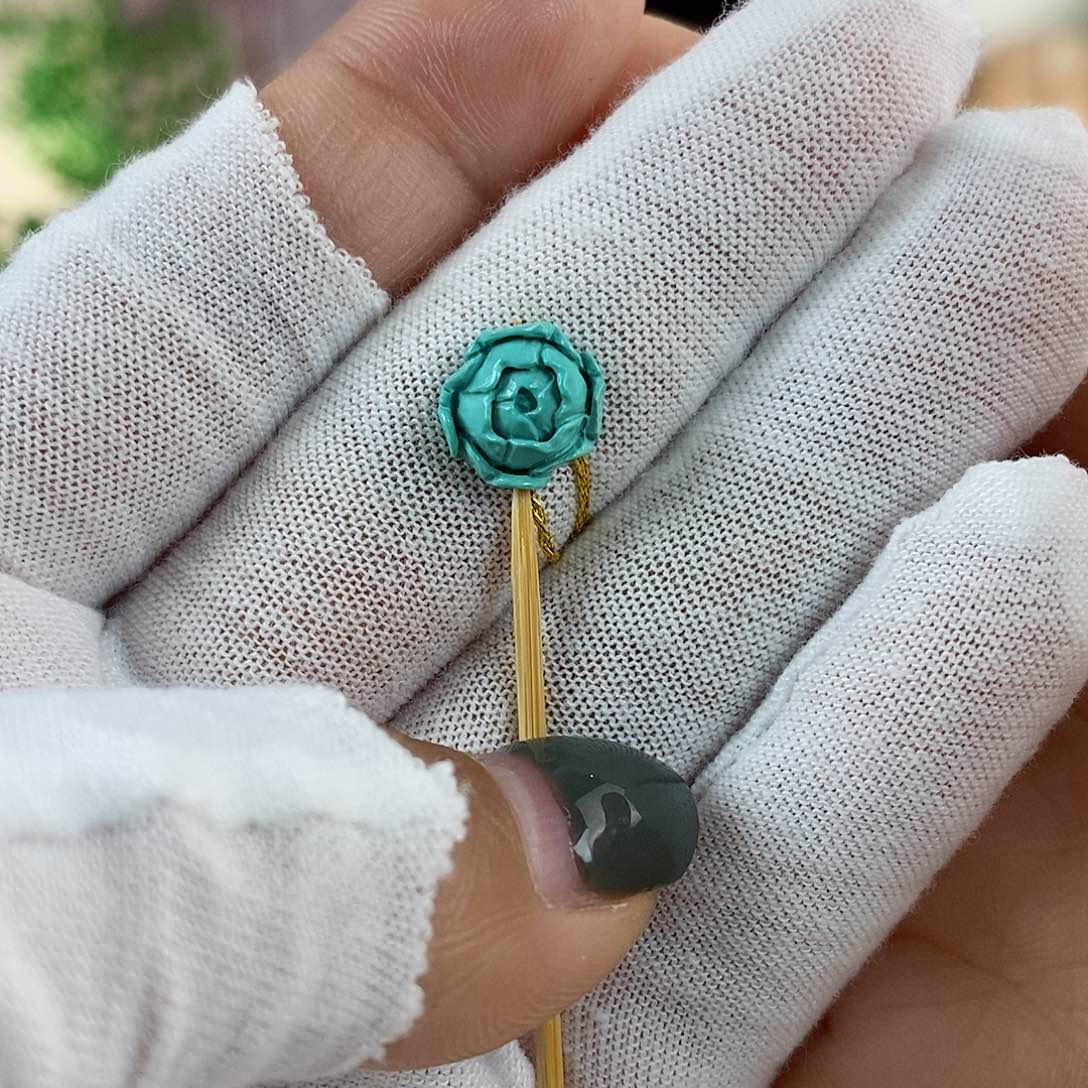 绿松石珠宝奇石未镶嵌