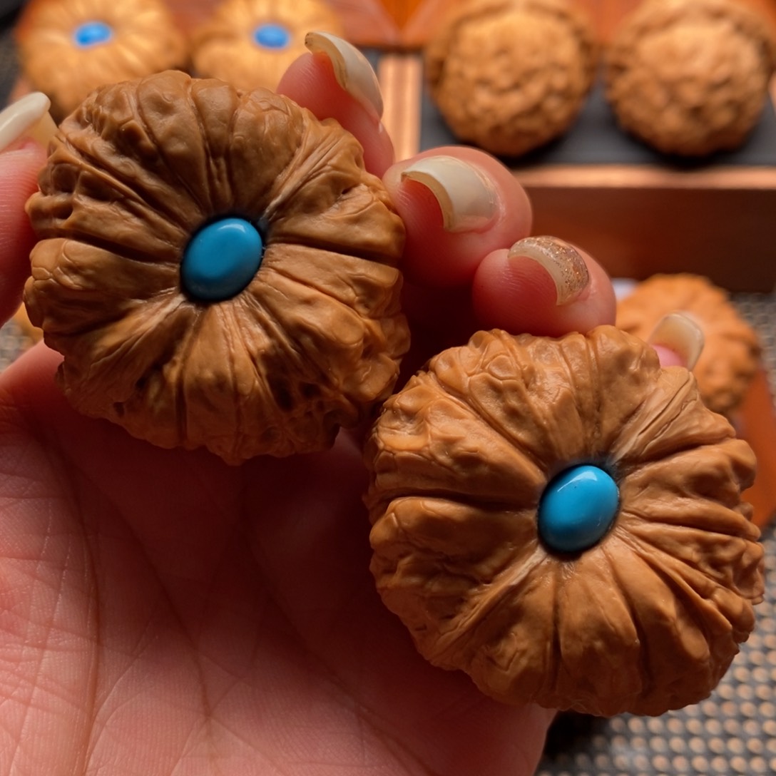 文玩核桃把件41尺寸南瓜吨