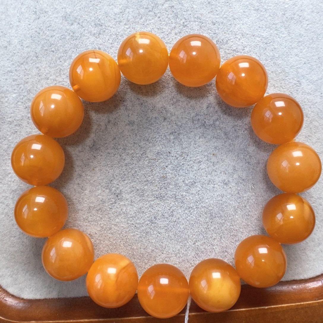 蜜蜡未镶嵌手串蜜蜡