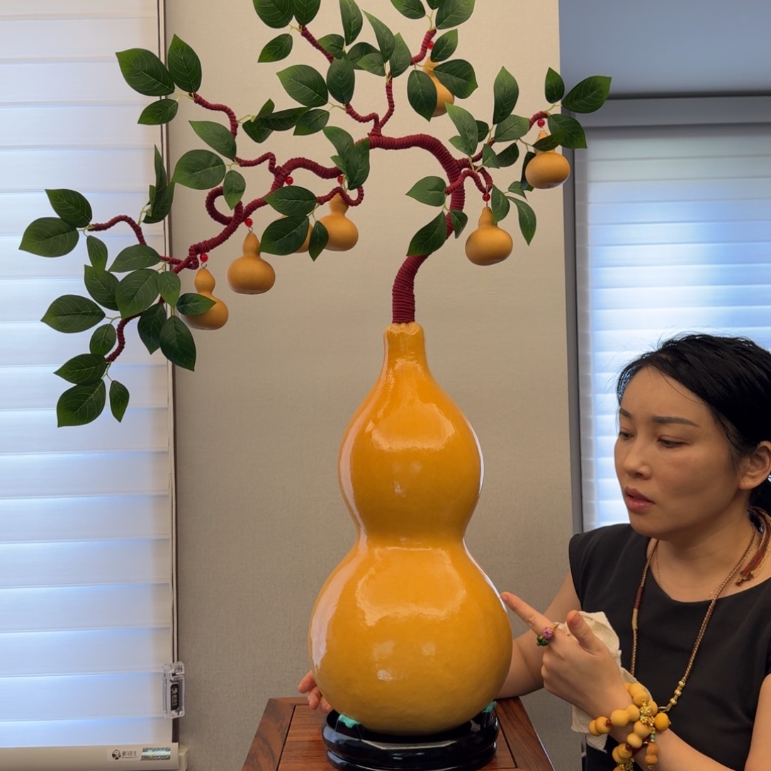 玥***️天然精品葫芦摆件958