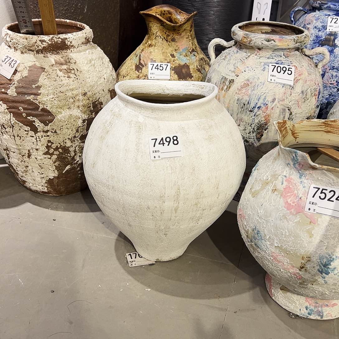 缸7498高33口13×14陶瓷花瓶无孔