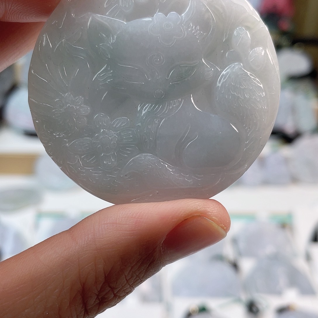 翡翠颈饰未镶嵌0559挂件