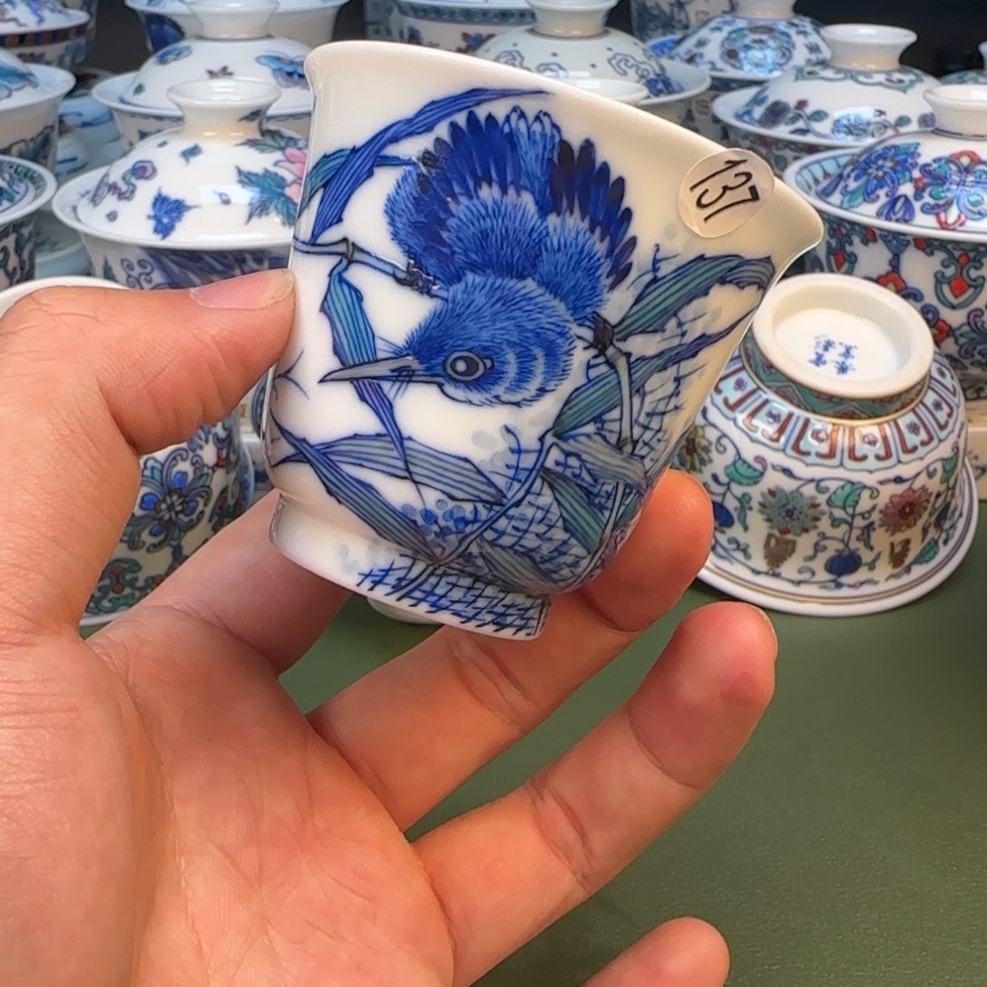 彦祖纯手工手绘茶具137