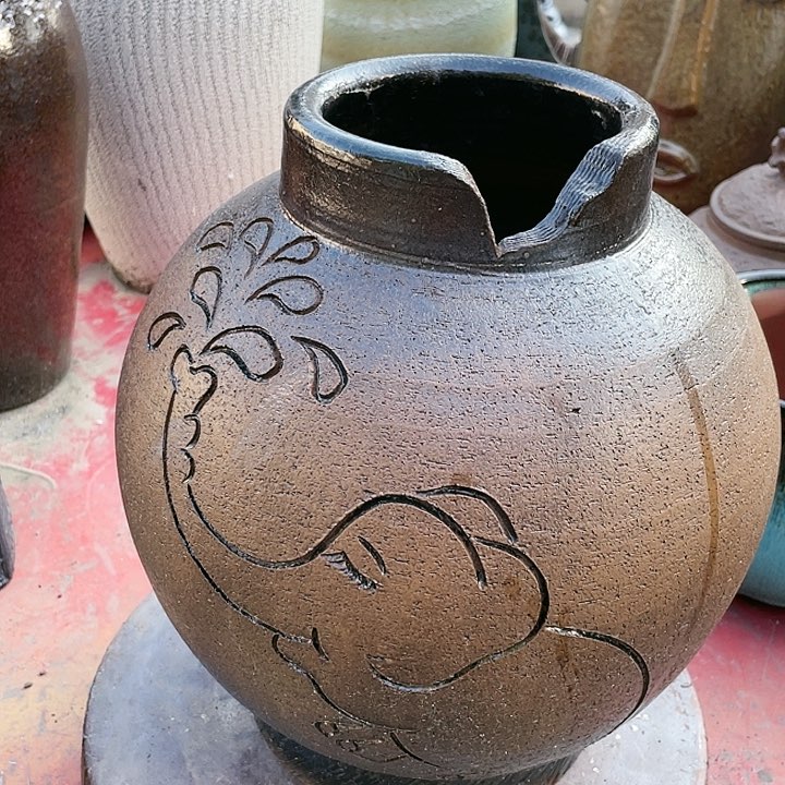 紫砂花盆13.28花盆无孔