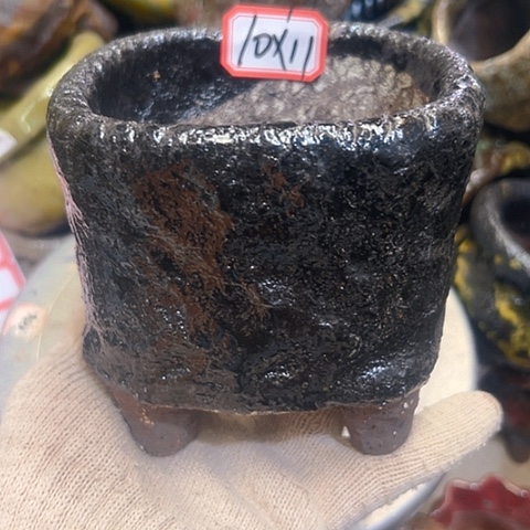 粗陶花盆手工花盆