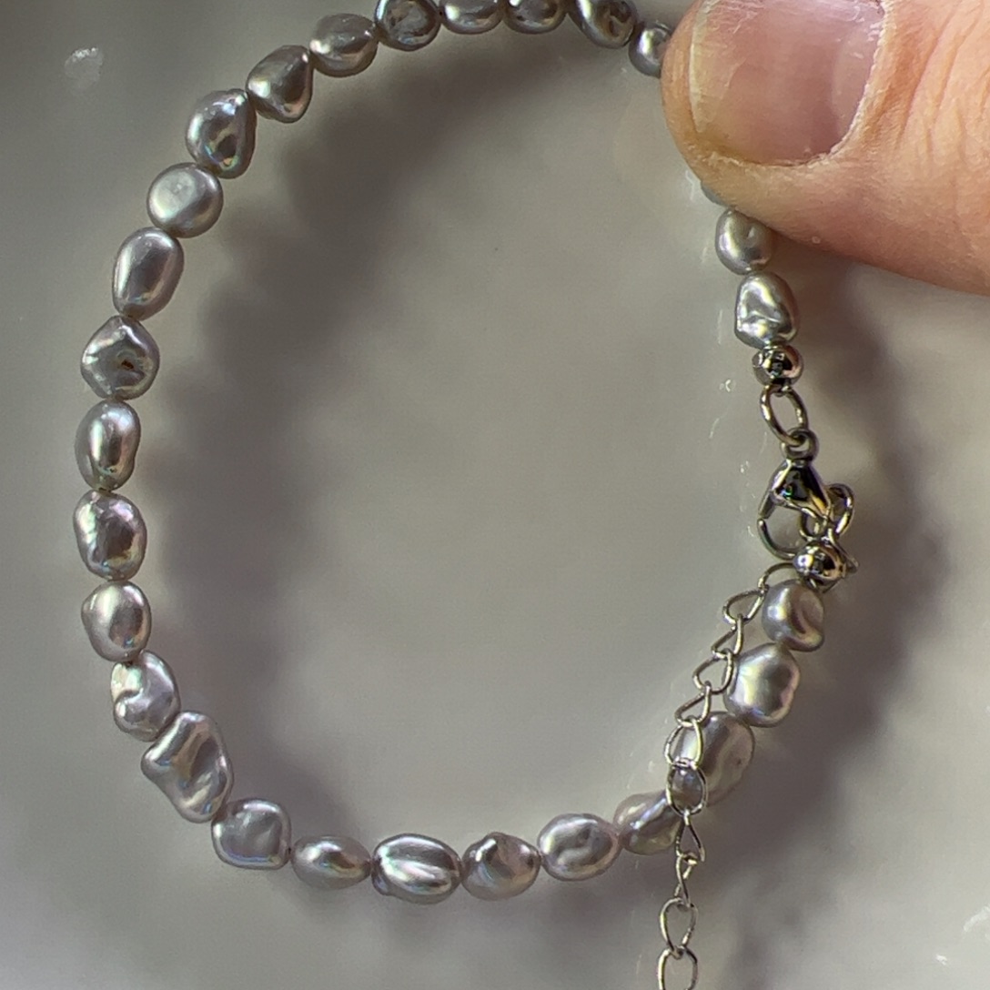 合金淡水珍珠手绳264