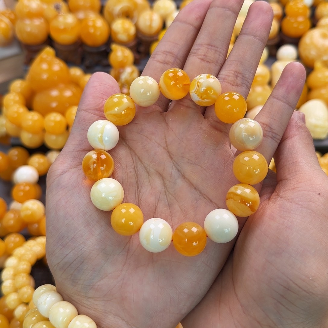 琥珀未镶嵌珠宝奇石15mm同料