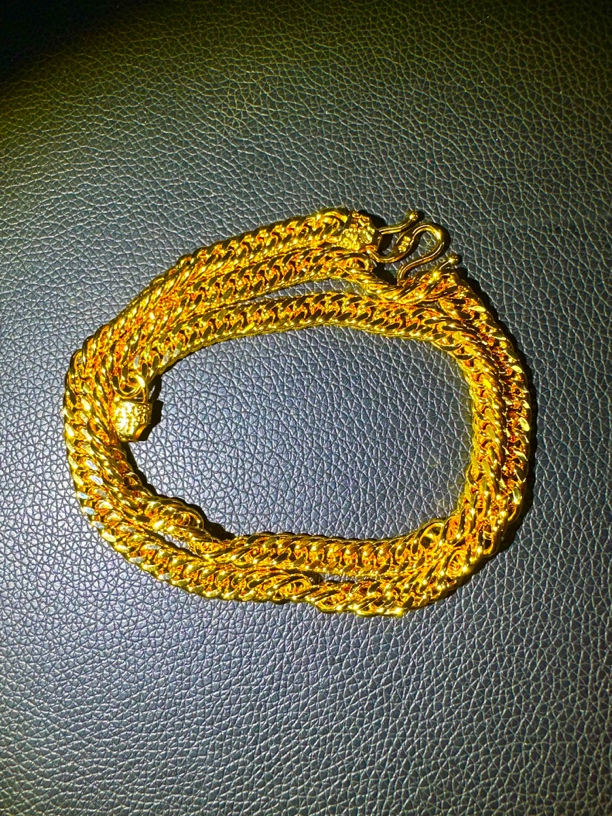 ZSJ0869双扣老板大金项链