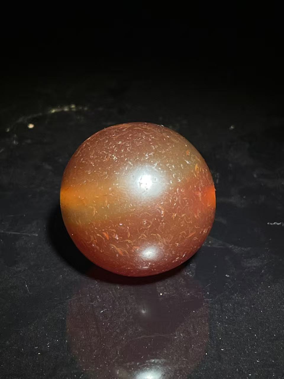 玛瑙唐球包浆厚重风化自然