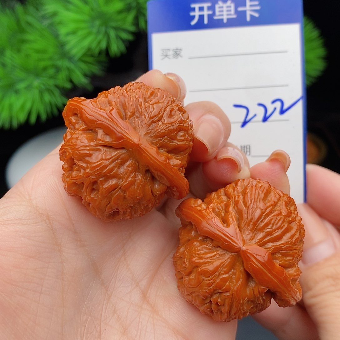 文玩核桃吊坠39球白222