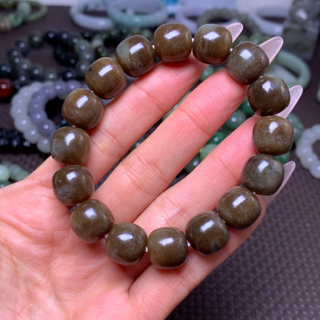 未镶嵌手串和田玉卡13