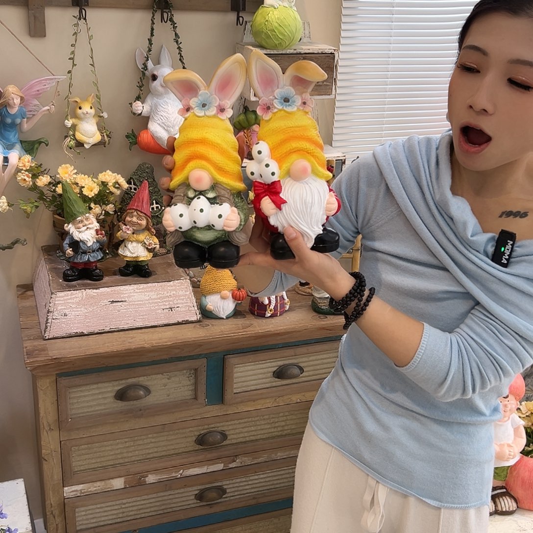 花园摆件红红火火