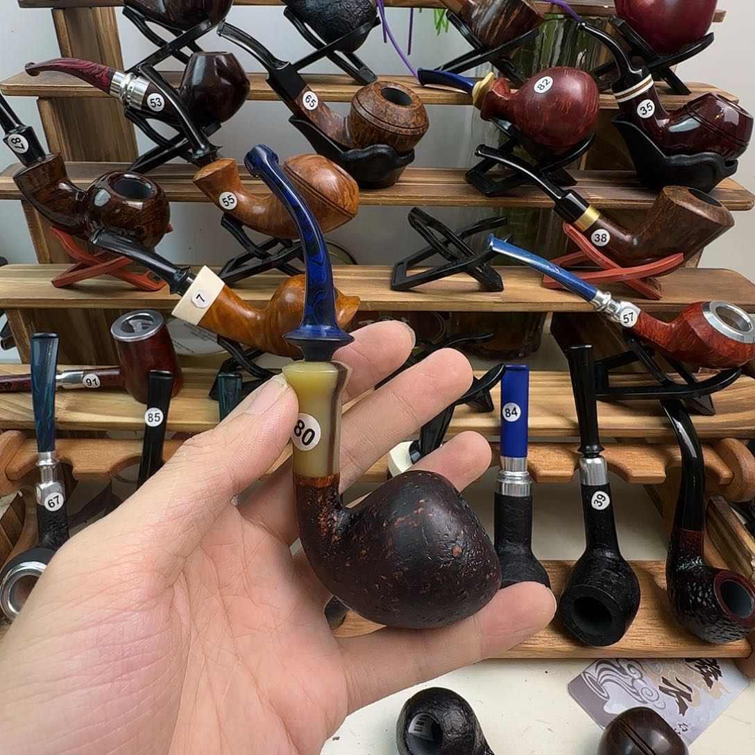 石楠木橡果牛角烟斗
