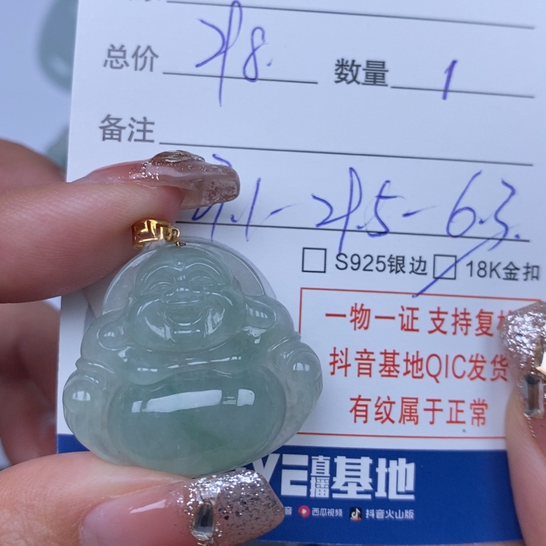 翡翠颈饰未镶嵌天然