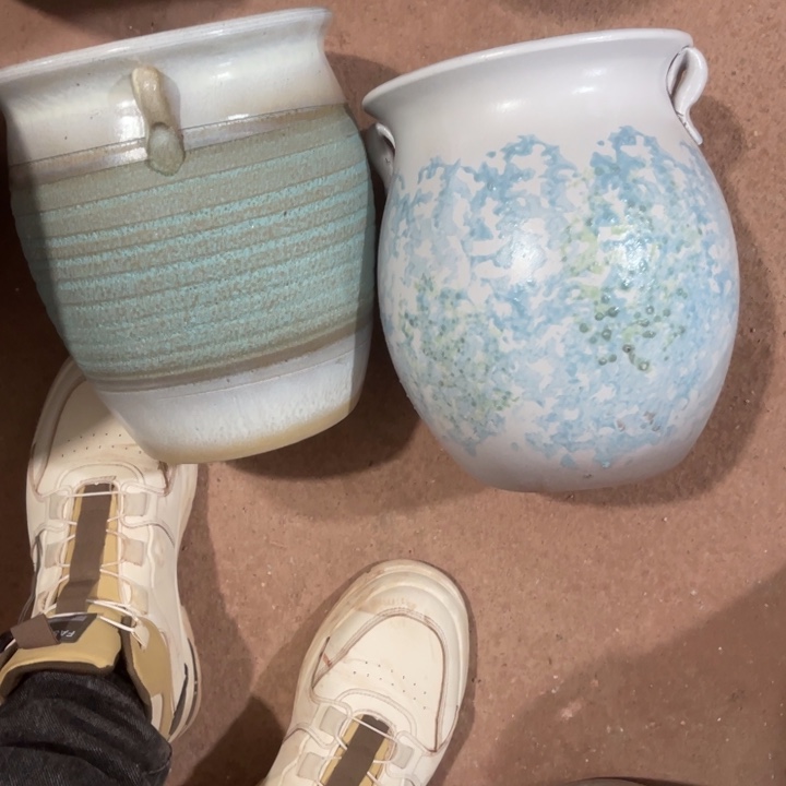 花盆紫砂口径20高24两只正品