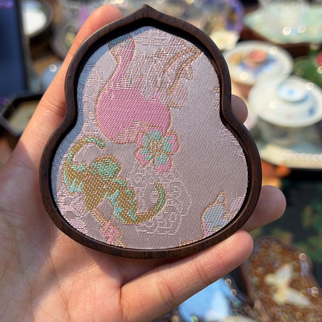 摆件特价葫芦杯垫