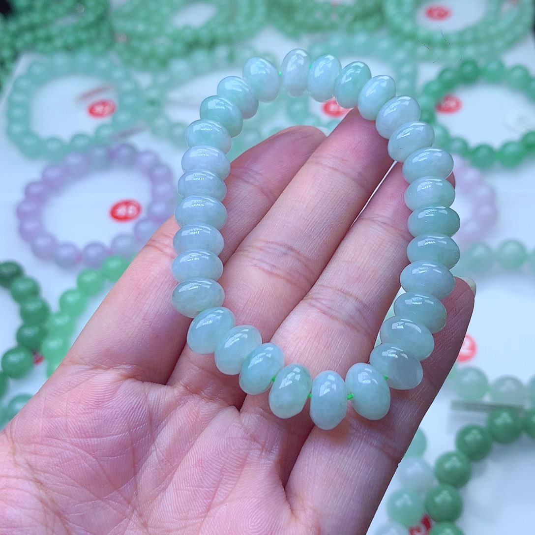 翡翠未镶嵌毛衣链2