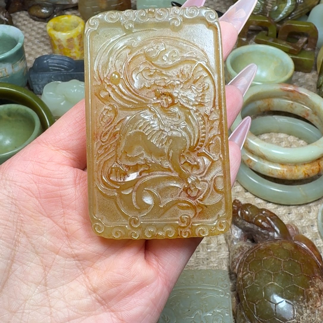 白玉菩提吊坠挂件