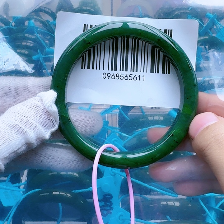 和田玉（碧玉）手镯未镶嵌62