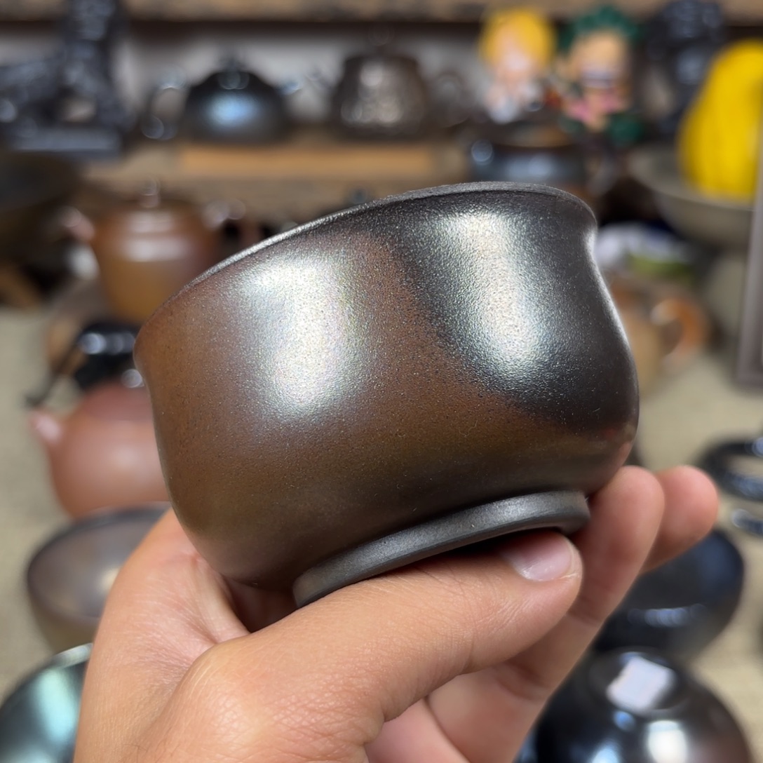 建水紫陶三木柴烧微瑕100cc