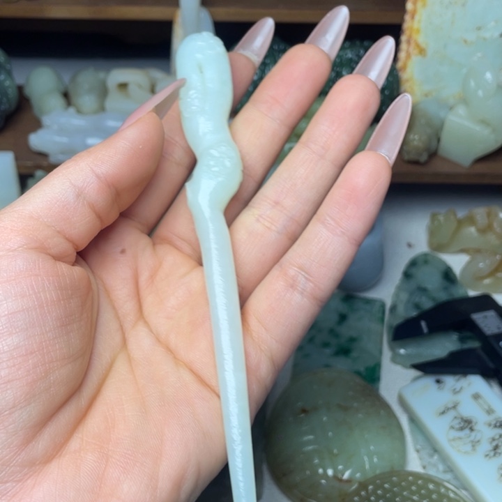 和田玉未镶嵌配饰青*瓷