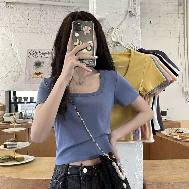 （福利59）蓝色修身上衣