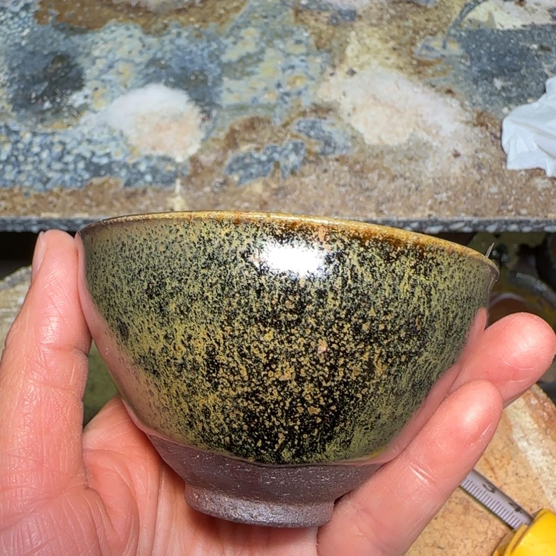 柴烧建盏茶盏茶杯580