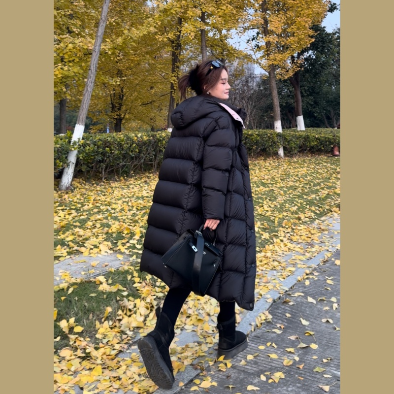 【经典大气】长款加厚鹅绒羽绒服泡芙保暖轻盈大气显瘦