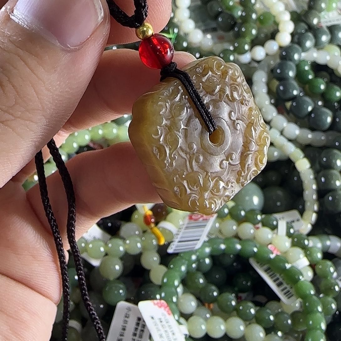 和田玉手链未镶嵌338