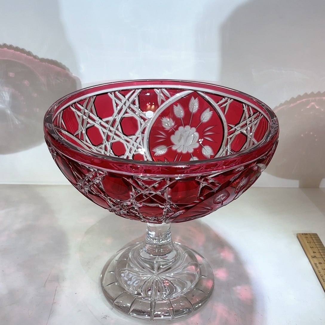 水晶杯水晶花瓶果盘通宝工艺品56号