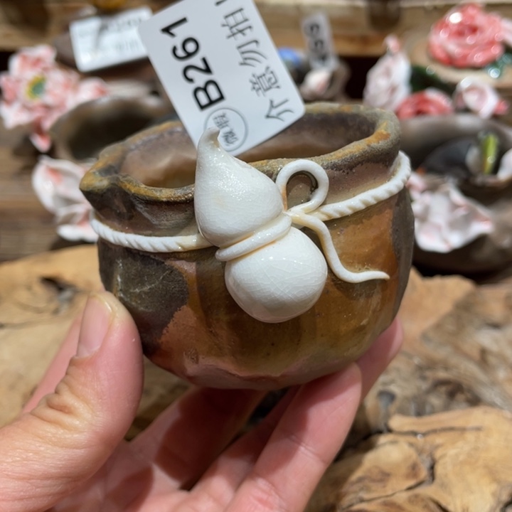 手工制作陶瓷茶具茶杯青蛙