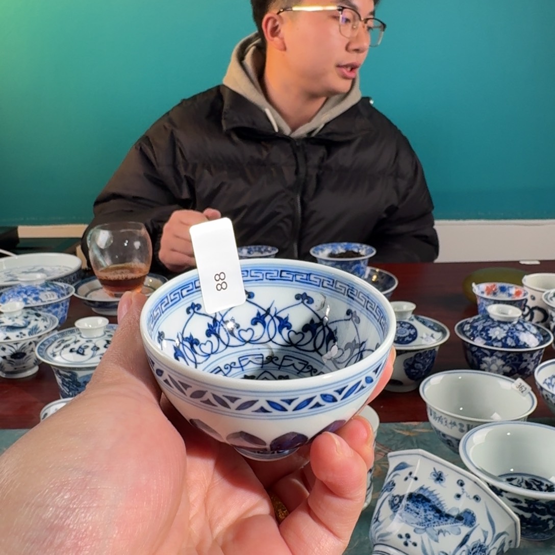 不二说瓷纯手绘杯482