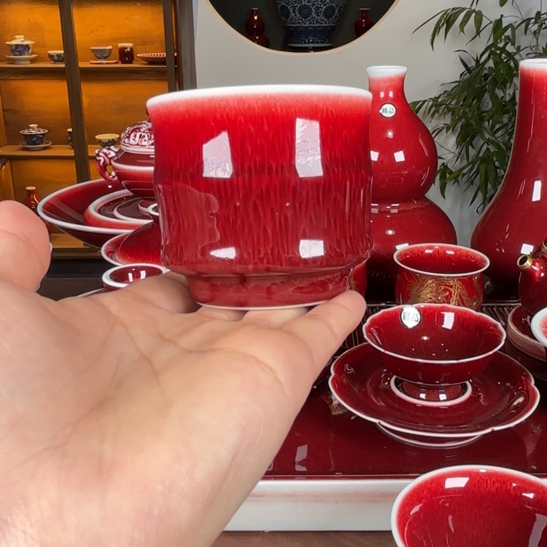 杯景德镇原矿郎红杯