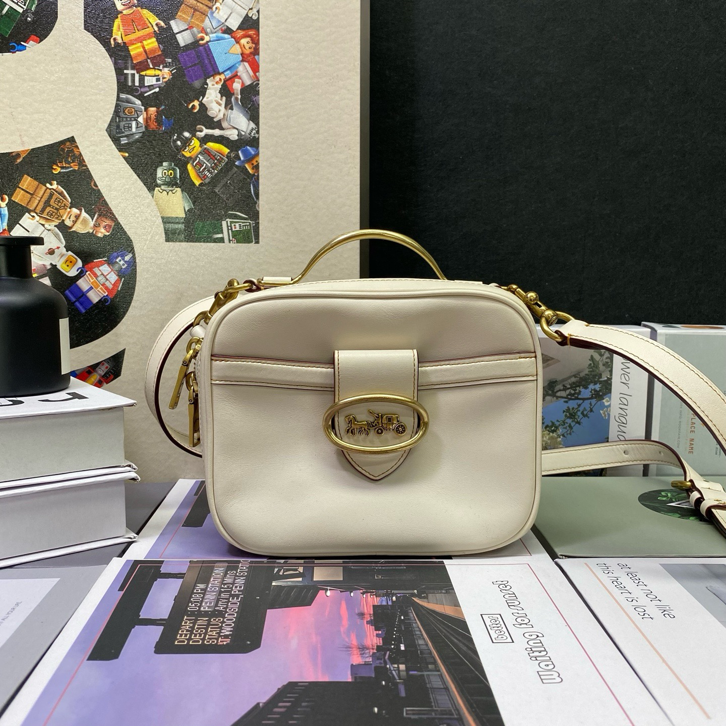 95新 COACH/蔻驰 22580斜挎包18*15