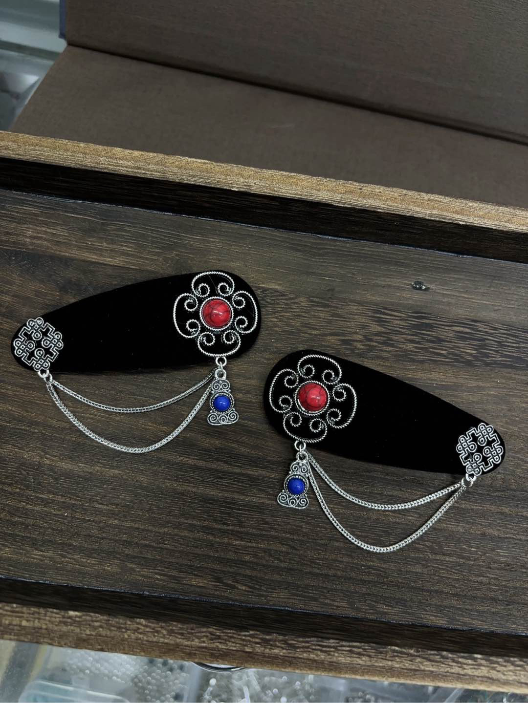 民族风流苏边夹拍一发二