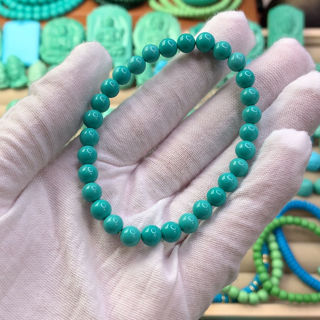 无非金属卡6.3圆珠手串