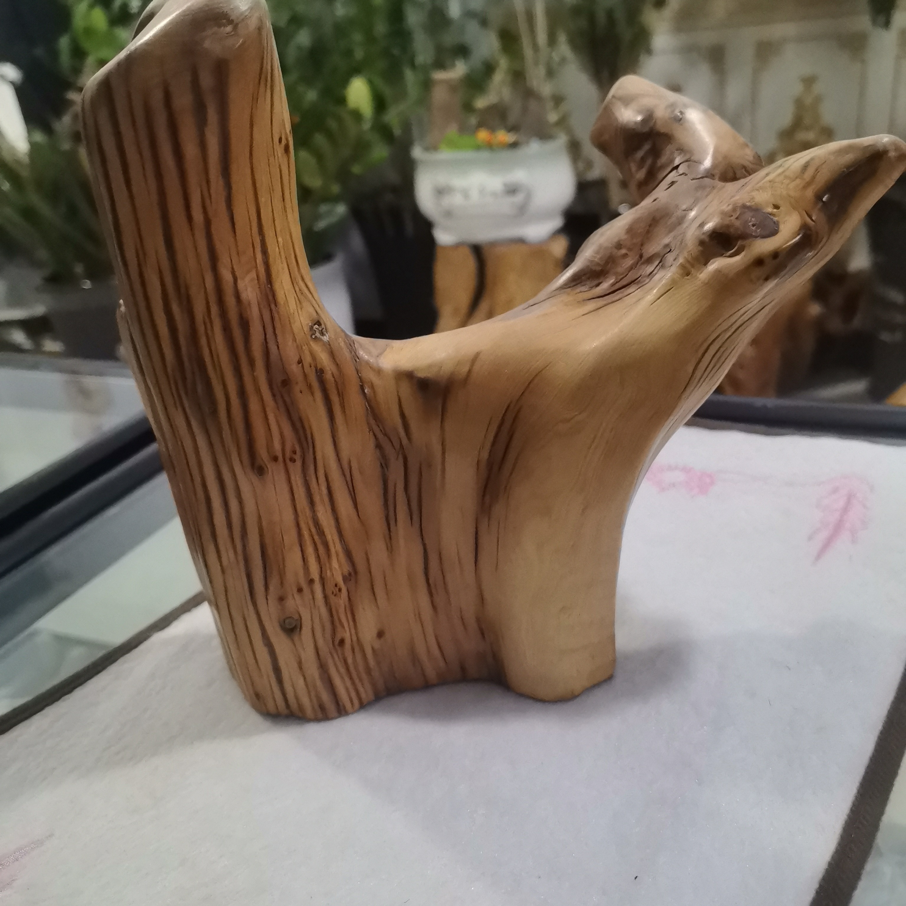 木雕小摆件家居客厅装饰精品老料高21—宽15