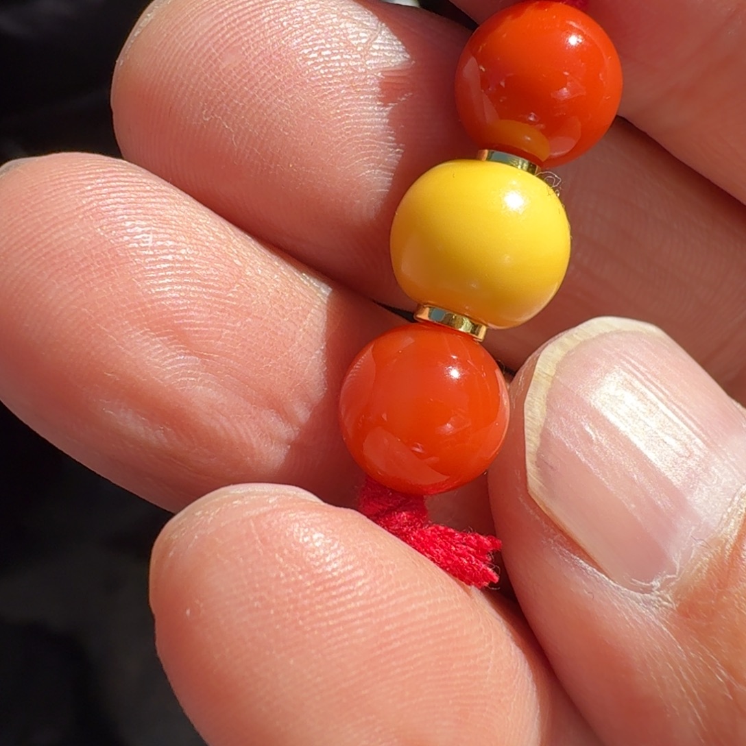 南红玛瑙未镶嵌颈饰