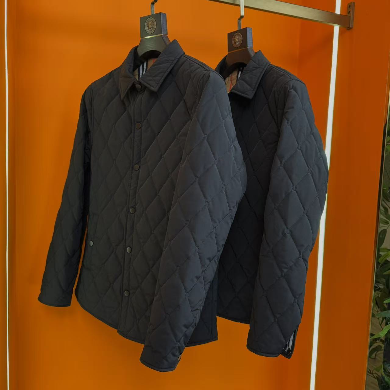 秋冬男士轻薄修身时尚棉服外套短款男款休闲保暖冬季