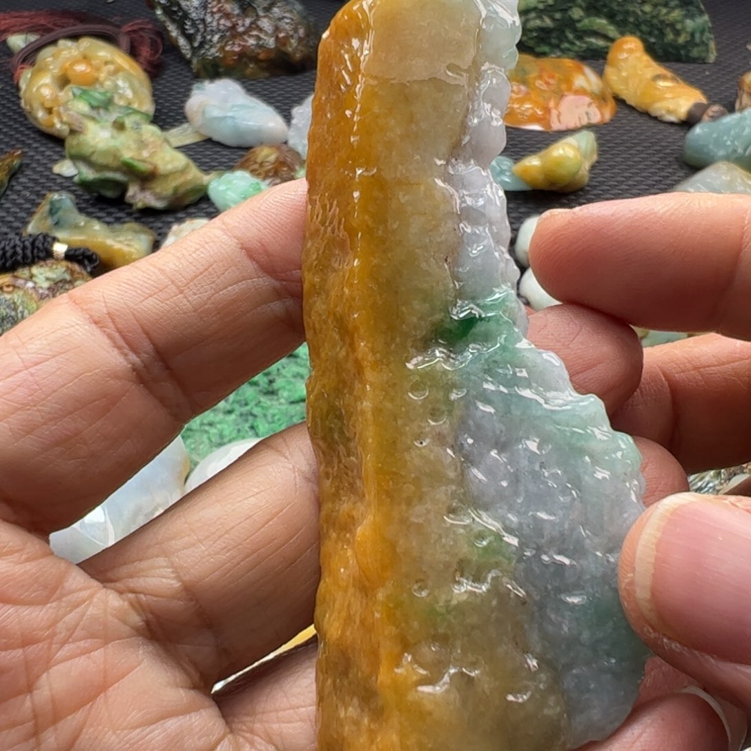 翡翠裸石缅甸翡翠
