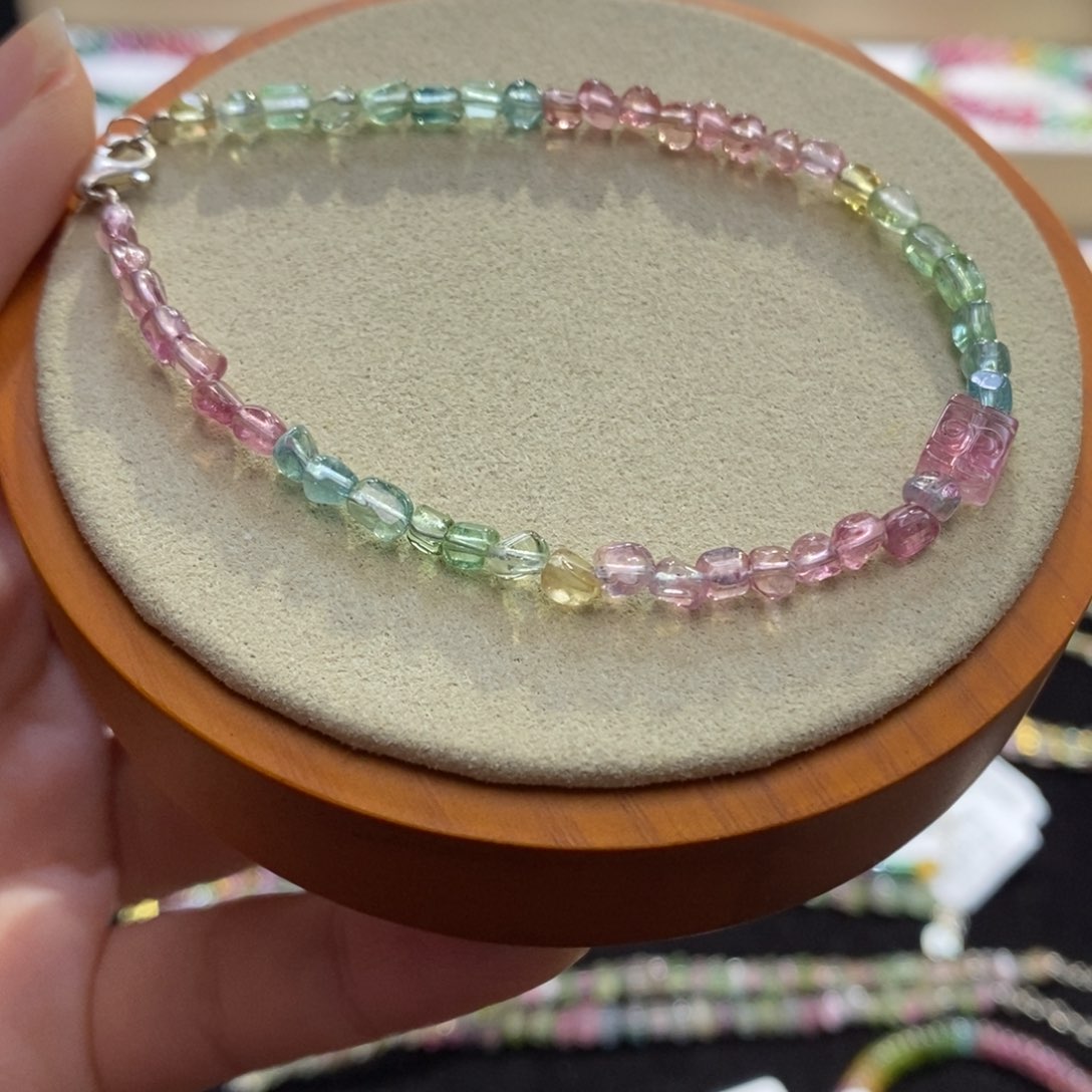 【闪购商品】碧玺手串未镶嵌两天看货期