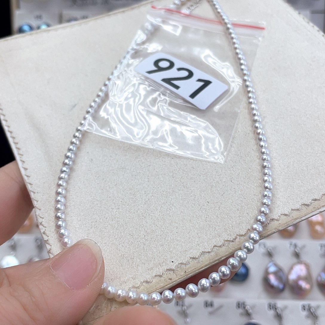 淡水珍珠颈饰银S925镶嵌欣*泽