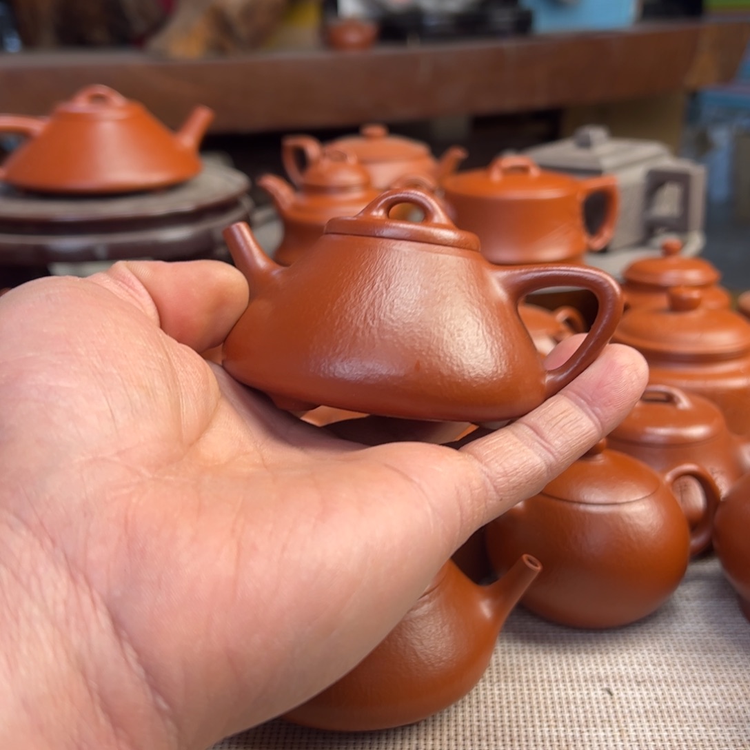 紫砂壶影*全手工制作子冶石瓢