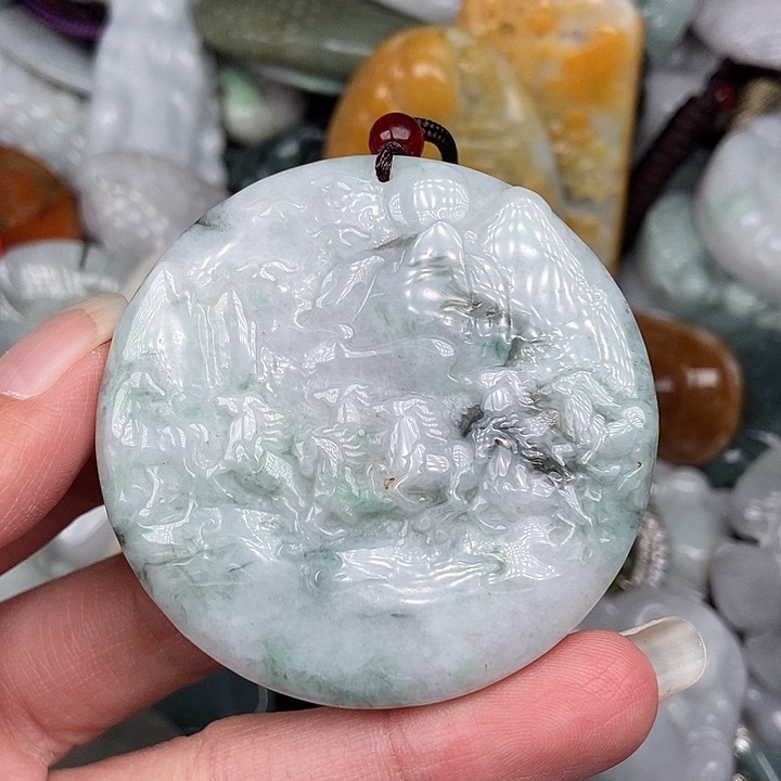 颈饰未镶嵌翡翠翡翠