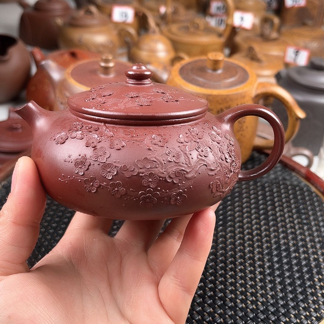 紫泥茶壶宜兴紫砂