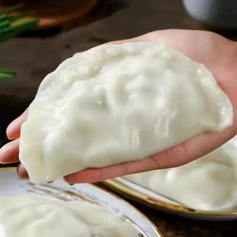 胶东特备鲅鱼饺子100克大号鲅鱼饺子广式早茶