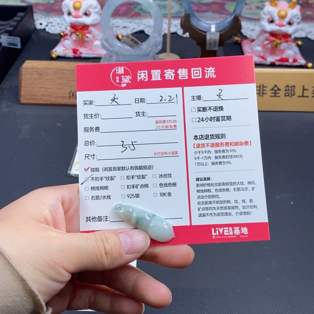 翡翠颈饰未镶嵌天***3