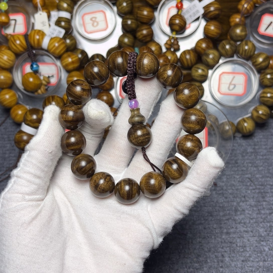 楠木（金丝楠）手串/手链阴沉1.5水波168