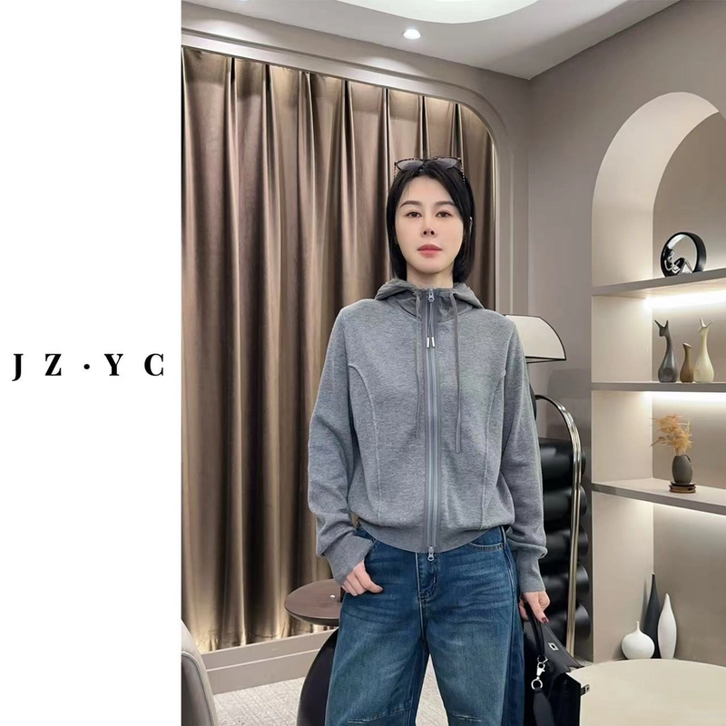 【洁子推荐】 2024冬季241655新款连韩版帽休闲毛衣JZYC