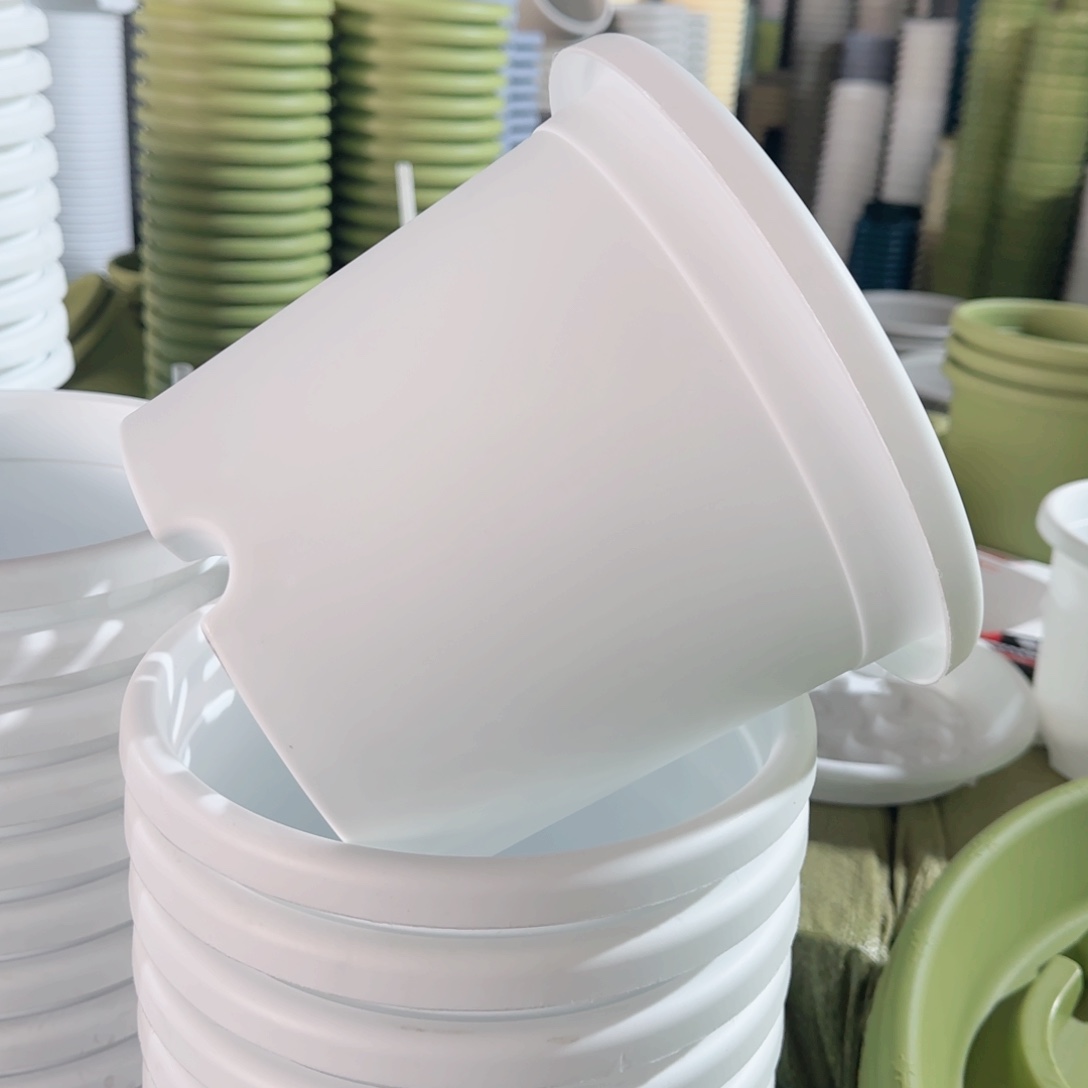 树脂四季盘3#带拖纯白6